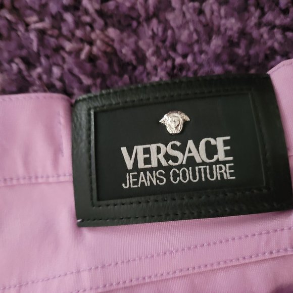 VERSACE JEANS COUTURE LAVENDER BOOTCUT JEANS SIZE 29 - Picture 6 of 6